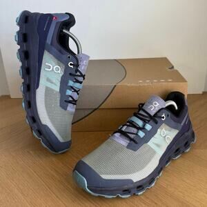 On Cloud Cloudvista Navy Blue/Grey Women Running Sneakers- SZ 8.5